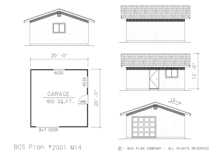 Plan # 2001m14 Floor Plan