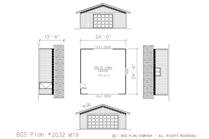 Plan # 2032m19 Floor Plan