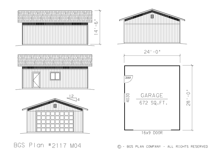 Plan # 2117m04 Floor Plan