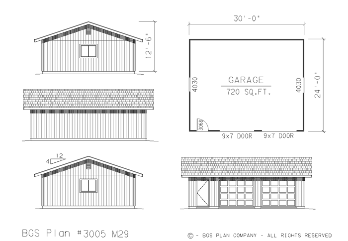 Plan # 3005m29 Floor Plan