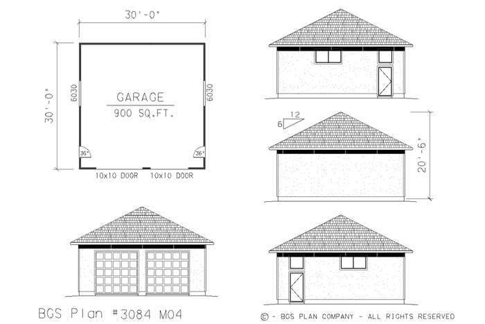 Plan # 3084m04 Floor Plan