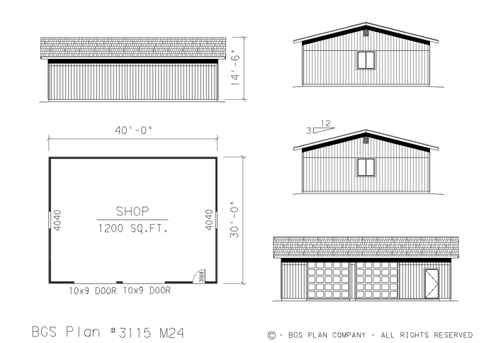 Plan # 3115m24 Floor Plan