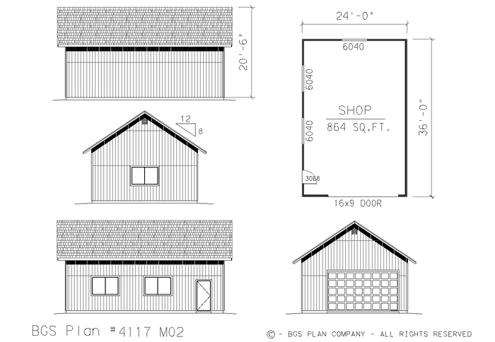 Plan # 4117m02 Floor Plan