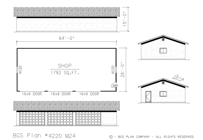 Plan # 4220m24 Floor Plan