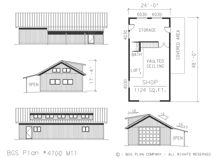 Plan # 4700m11 Floor Plan