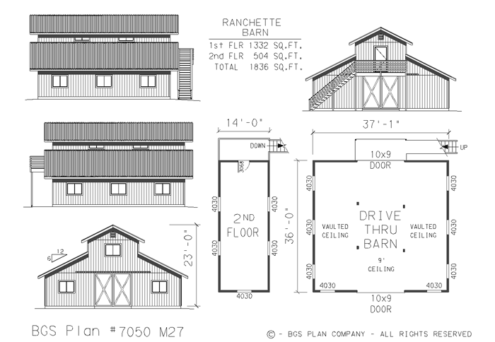 Plan # 7050m27 Floor Plan