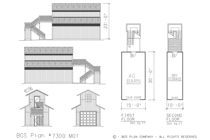 Plan # 7300m01 Floor Plan