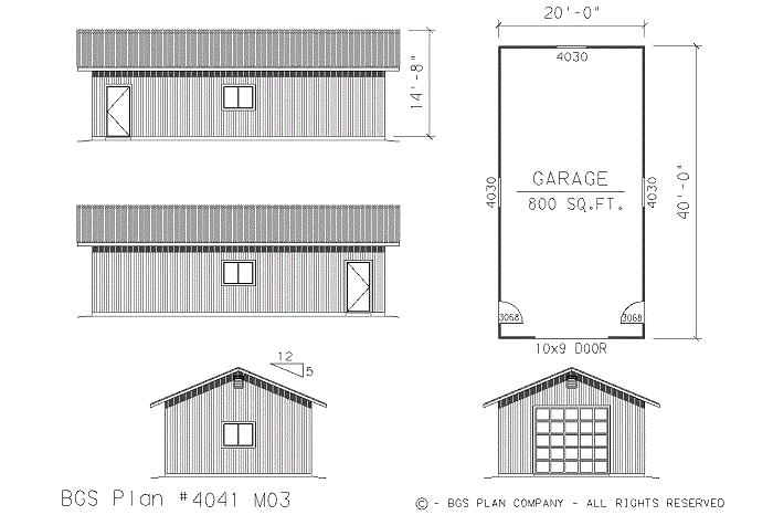 Plan # 4041m03 Floor Plan
